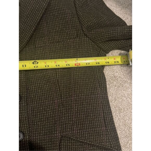 Lauren Ralph Lauren Wool Herringbone Equestrian Blazer Velvet  Vintage - Size6 - Picture 11 of 14